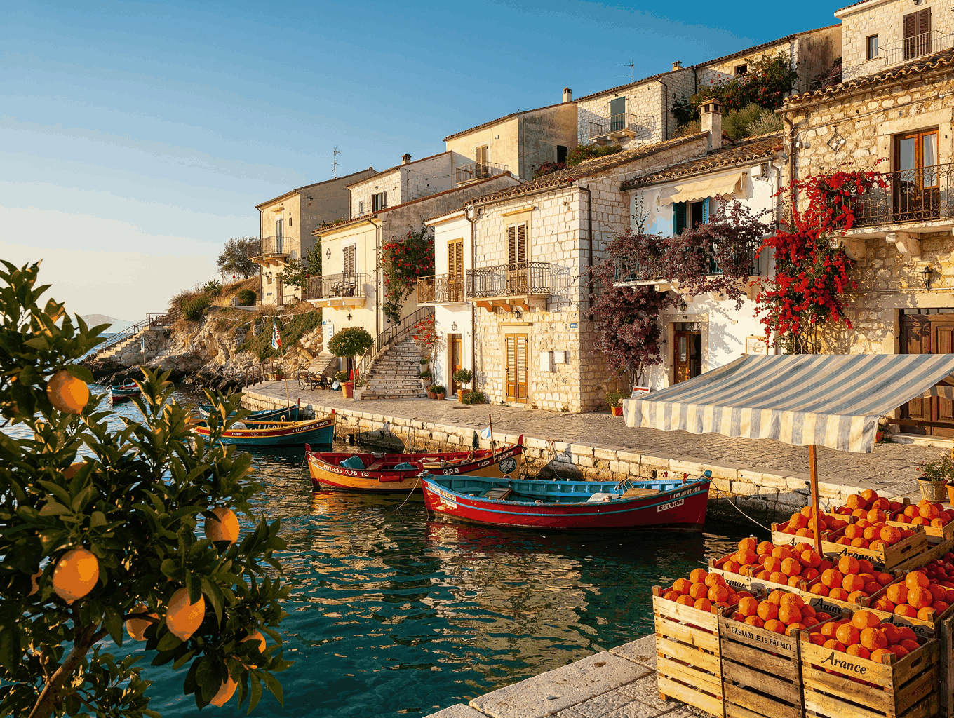 Frozen Paradise location in Sarandë